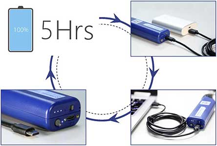 EASYGET WIFI Handheld Wireless Fiber End Face Inspector